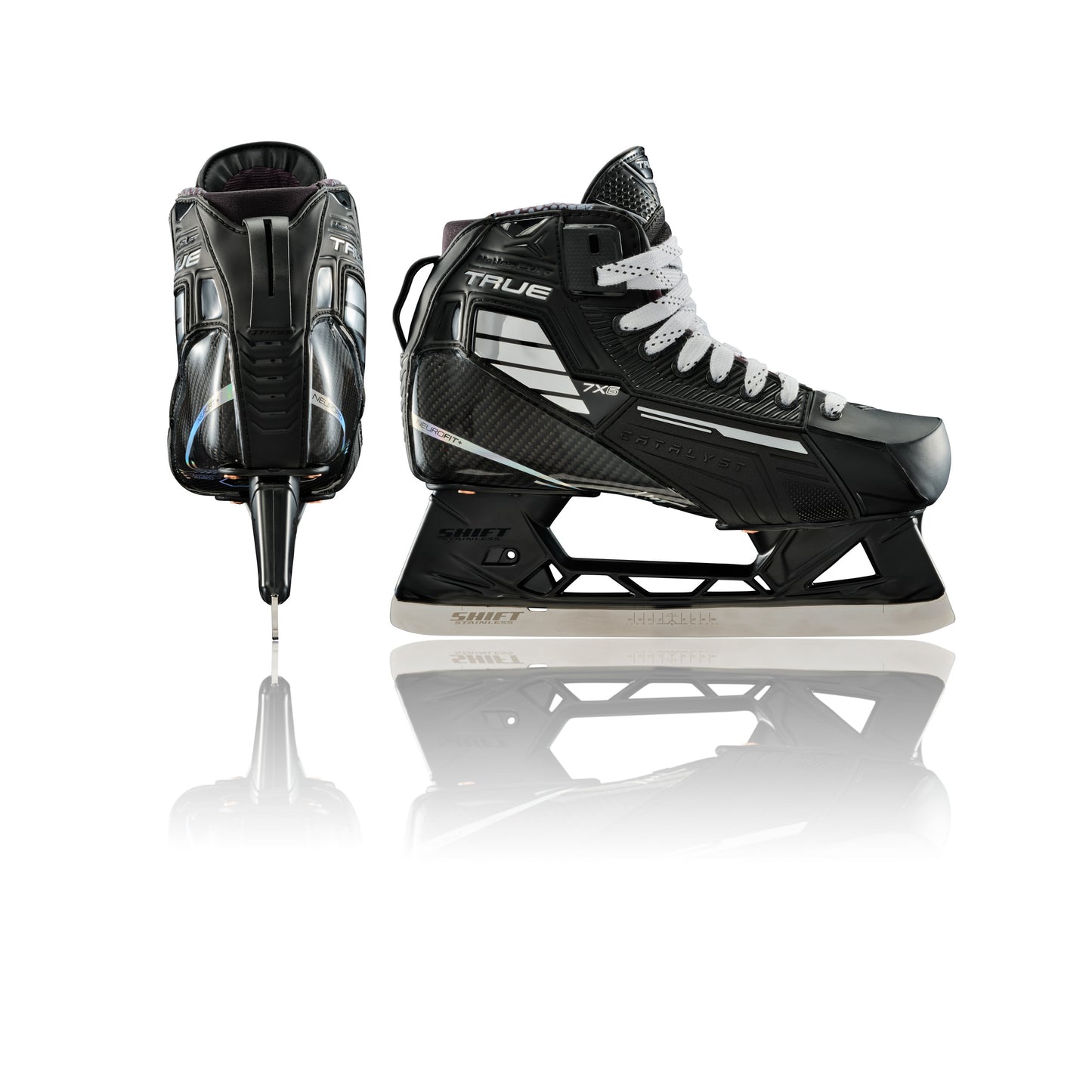 True Catalyst 7x6 SR . Goalie Skates
