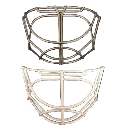 Non Certified Cage Fits Bauer NME Series Cateye &amp; Cheater (White)